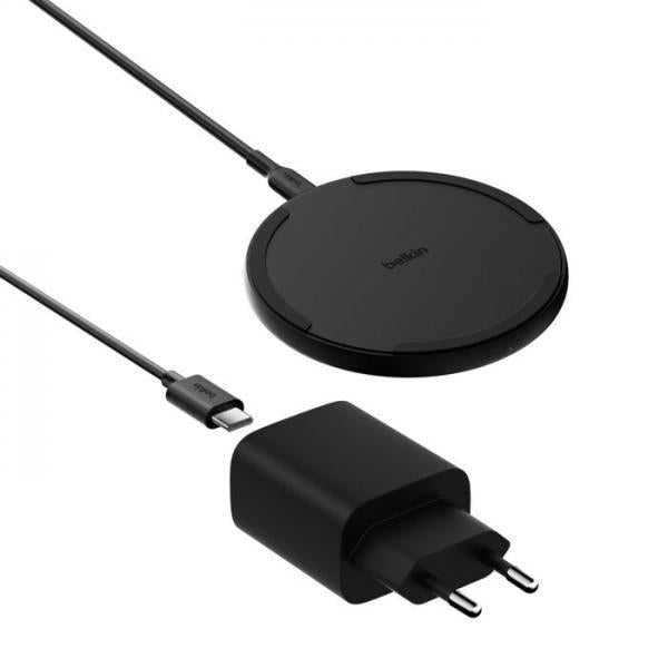 Belkin WIA012kqBK Smartphone Nero AC Carica wireless Ricarica rapida Interno [WIA012KQBK]