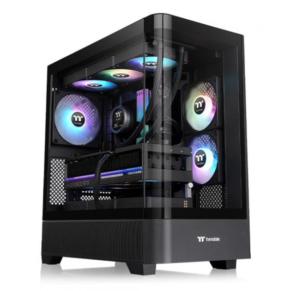 THERMALTAKE CASE M.TOWER VIEW 290 TG ARGB CURVED 3*120MM FAN [CA-11G-00M1WN-00]