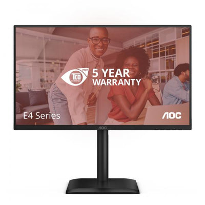 AOC MONITOR 23,8 LED IPS FHD 16:9 4MS 300 CDM 120hz, PIVOT, VGA/DP/HDMI, MULTIMEDIALE [24E4U]