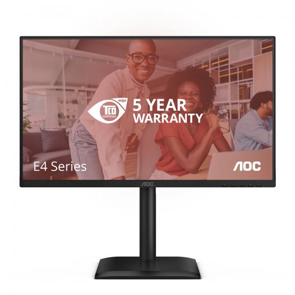 Aoc E4 Series - 24 inch - Full HD IPS LED Monitor - 1920x1080 - 120hz - Pivot/HAS [24E4U]