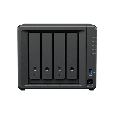 SYNOLOGY NAS DS925+ X 4HD/SSD 3.5"/2.5"SATA-NO HD-AMD RYZEN V1500B--DDR4 4GB-2P GIGA-2P USB-1P [DS925+]