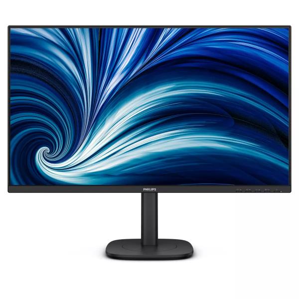 PHILIPS MONITOR 27 LED IPS QHD 16:9 4MS 350 CDM 120hz, PIVOT, VGA/DP/HDMI, USB-C, MULTIMEDIALE [27B2U3601]