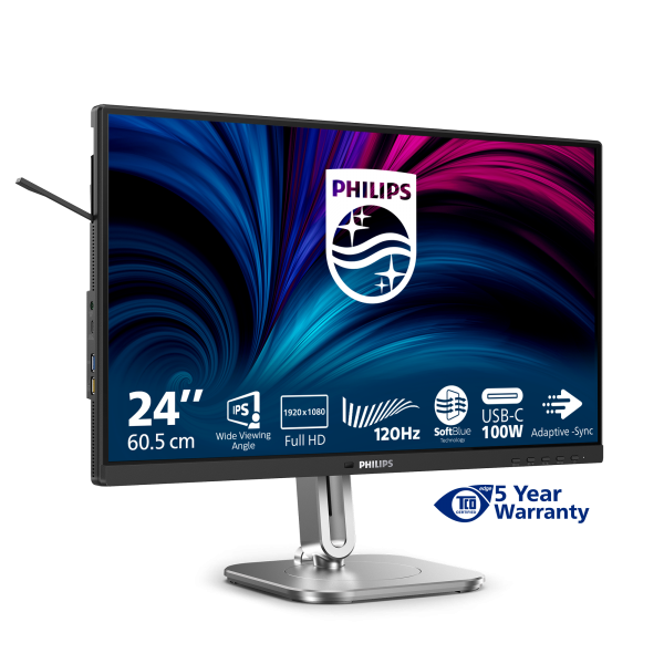 Philips 4000 Series - 24 inch - Full HD LCD - 1920x1080 - Pivot - HAS [24B2U4301/00]