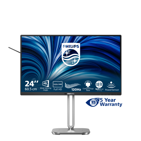 Philips 4000 Series - 24 inch - Full HD LCD - 1920x1080 - Pivot - HAS [24B2N4200/00]