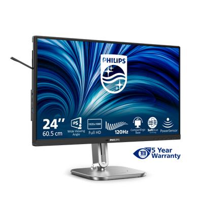 Philips Serie 4000 24B2N4200/00 Monitor PC 60,5 cm (23.8") 1920 x 1080 Pixel Full HD LCD Grigio [24B2N4200/00]