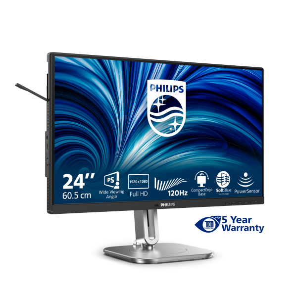 Philips 4000 Series - 24 inch - Full HD LCD - 1920x1080 - Pivot - HAS [24B2N4200/00]