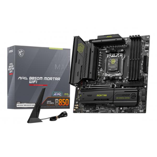 MSI MB AMD B850M MORTAR WIFI AM5,DDR5,QUALCOMM NCM865 [MAG B850M MORTAR WI]