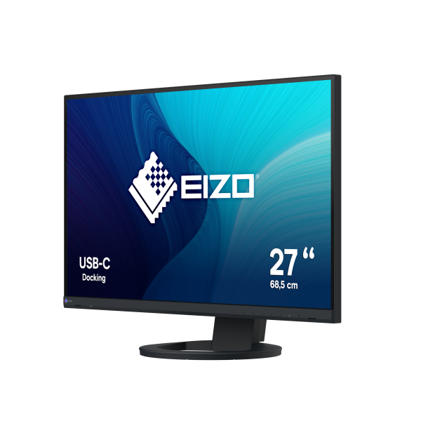 EIZO MONITOR 27 LED IPS 16:9 QHD 350 CDM, PIVOT, USB-C, DP/HDMI, FLEXSCAN, GAR 7 ANNI [EV2720S-BK]