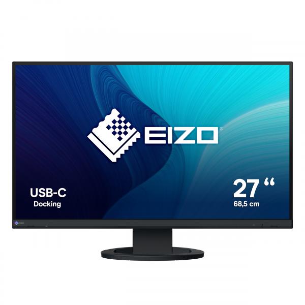 EIZO MONITOR 27 LED IPS 16:9 QHD 350 CDM, PIVOT, USB-C, DP/HDMI, FLEXSCAN, GAR 7 ANNI [EV2720S-BK]