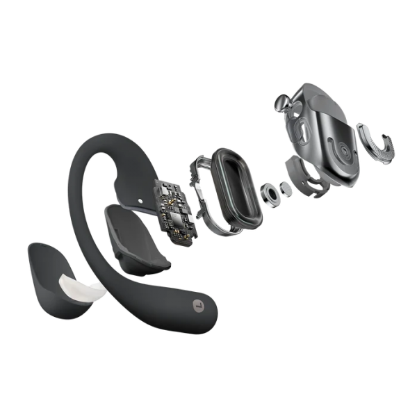 SHOKZ OpenFit2+ black, cuffie Bluetooth open-ear. [T921-ST-BK]