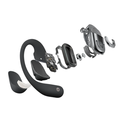 SHOKZ OpenFit2+ black, cuffie Bluetooth open-ear. [T921-ST-BK]