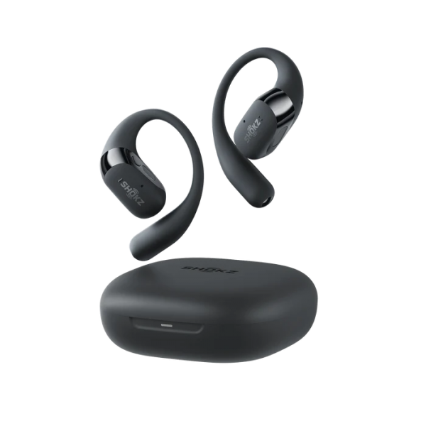 SHOKZ OpenFit2+ black, cuffie Bluetooth open-ear. [T921-ST-BK]
