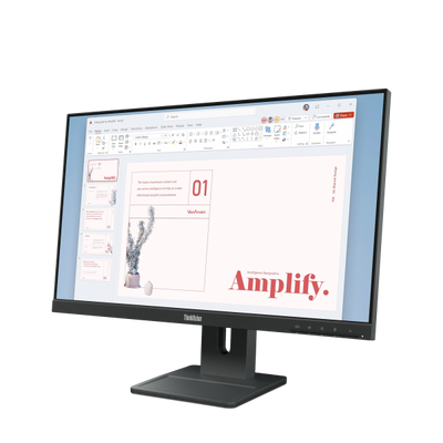 LENOVO MONITOR 23,8 LED IPS 16:9 FHD 6MS 250 CDM, PIVOT, VGA/DP/HDMI, MULTIMEDIALE, E24-40 [64BAMAT1EU]