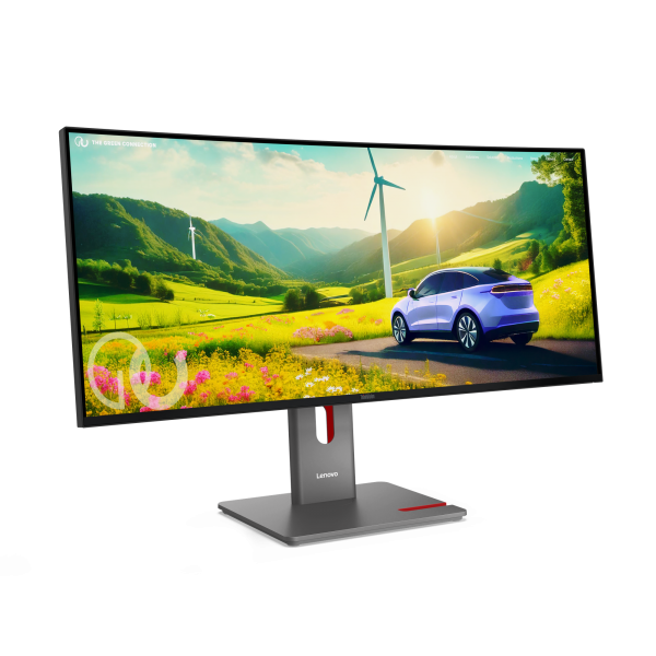 Lenovo ThinkVision P34WD-40 - 34 inch Curved - UltraWide Quad HD IPS LED Monitor - 3440x1440 - 120Hz - HAS / RJ45 / USB-C [64ADGAT1EU]