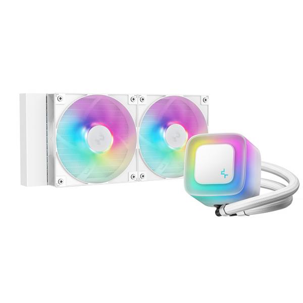 DEEPCOOL RAFF. LIQUIDO LE240 V2 BIANCA 2*ARGB [R-LE240-WHAMMN-G-2]