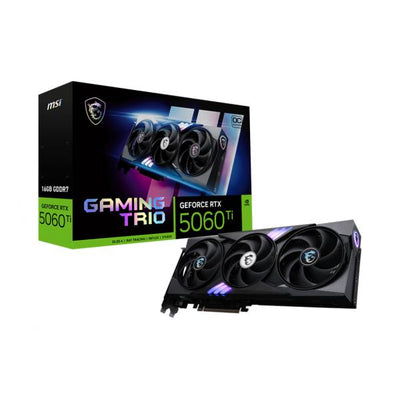 MSI VGA GEFORCE RTX 5060 TI, RTX 5060 Ti 16G GAMING TRIO OC, 16GB GDDR7, HDMI/DP3, TRI FROZR [RTX 5060 TI 16G GTO]