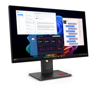 Lenovo ThinkVision T27UD-40 - 27 inch - 4K Ultra HD IPS LED Monitor - 3840x2160 - Pivot / HAS / RJ45 / USB-C [64AFGAT2EU]