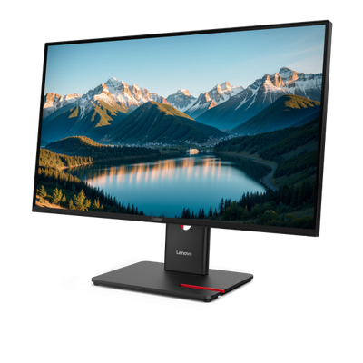 Lenovo ThinkVision T27Q-40 - 27 inch - Quad HD IPS LED Monitor - 2560x1440 - 120Hz - Pivot / HAS / USB-C [64A6GAT6EU]