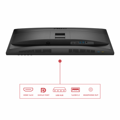 AOC MONITOR 27 LED IPS QHD 16:9 4MS 120hz 350 CDM, PIVOT, DP/HDMI, MULTIMEDIALE [Q27E4U]