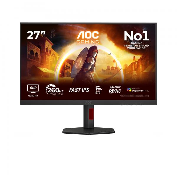 Aoc G4 Series - 27 inch - Quad HD LED - 2560x1440 - 240hz - Black [Q27G4ZR]