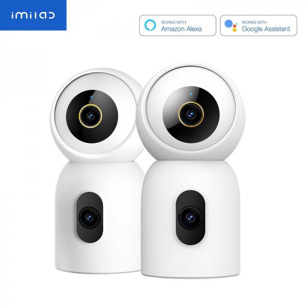 IMILAB TELECAMERA DA INTERNO C30 DUAL, DOPPIA LENTE 5MP/3K,360, ZOOM 6X, WI-FI 6 [CMSXJ111A]
