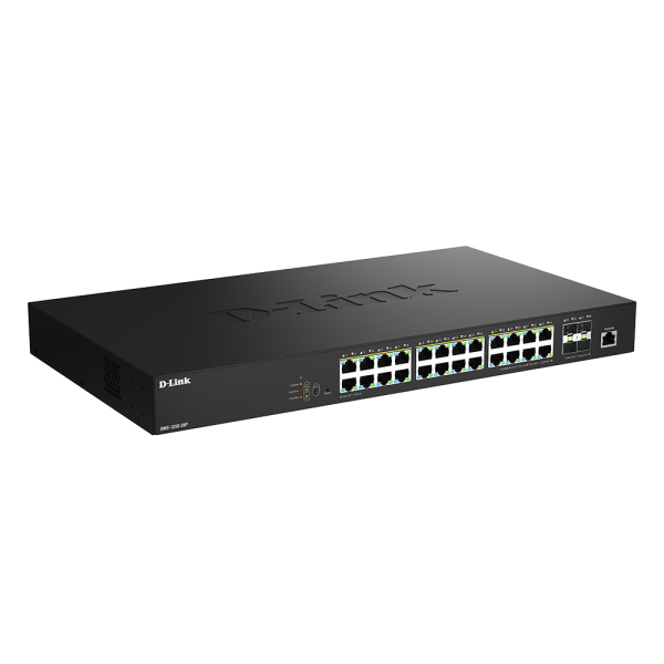 D-LINK SWITCH 28-PORT 2.5G MULTI-GIGABIT POE++ SMART MANAGED SWITCH WITH 4 X 10G SFP+ PORTS [DMS-1250-28P]