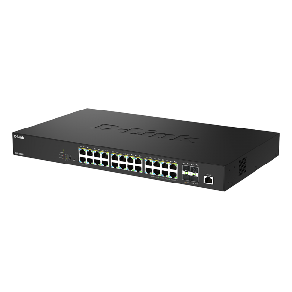 D-LINK SWITCH 28-PORT 2.5G MULTI-GIGABIT POE++ SMART MANAGED SWITCH WITH 4 X 10G SFP+ PORTS [DMS-1250-28P]
