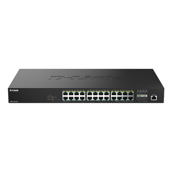 D-LINK SWITCH 28-PORT 2.5G MULTI-GIGABIT POE++ SMART MANAGED SWITCH WITH 4 X 10G SFP+ PORTS [DMS-1250-28P]