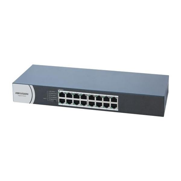 Hikvision DS-3E0516R-O switch di rete Non gestito Gigabit Ethernet (10/100/1000) Grigio [DS-3E0516R-O]