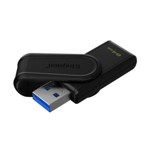 Kingston Technology DataTraveler 64GB Portable USB 3.2 Gen 1 Exodia S (Nero/Nero) [DTXS/64GB]