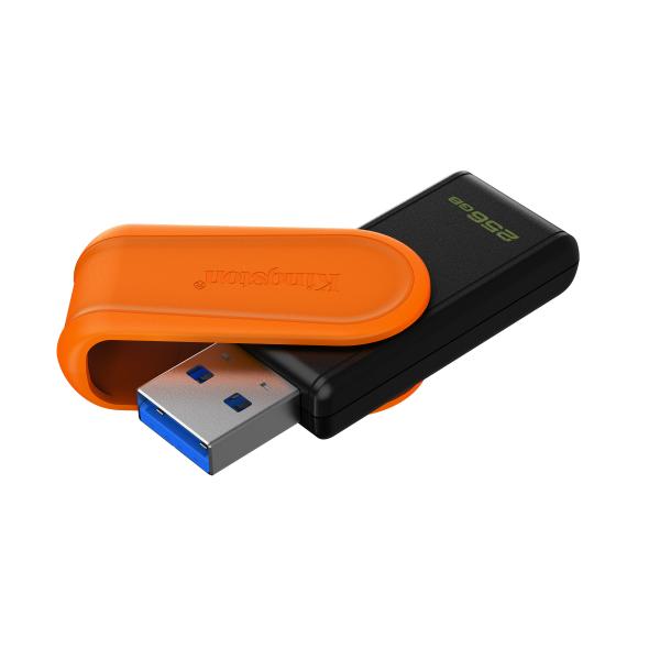 Kingston Technology DataTraveler 256GB Portable USB 3.2 Gen 1 Exodia S (Nero/Arancia) [DTXS/256GB]