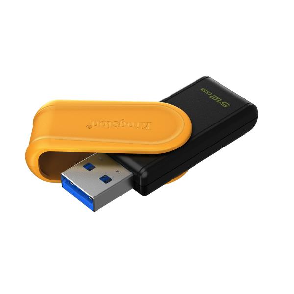 Kingston Technology DataTraveler 512GB Portable USB 3.2 Gen 1 Exodia S (Nero/Giallo) [DTXS/512GB]