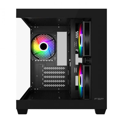 FSP FORTRON CASE M.TOWER S140 USB3*1 USB2.0*2, 120mm REVERSE ARGB FAN* 2 & [POC0000286]