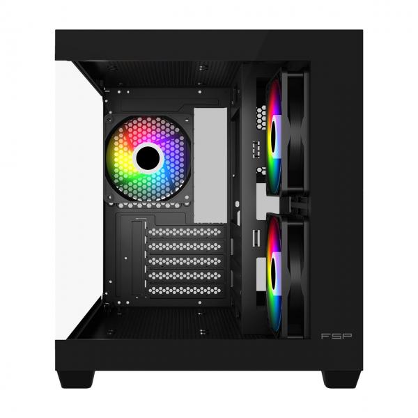 FSP FORTRON CASE M.TOWER S140 USB3*1 USB2.0*2, 120mm REVERSE ARGB FAN* 2 & [POC0000286]