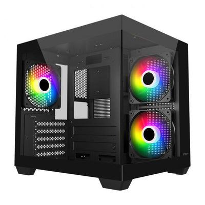 FSP FORTRON CASE M.TOWER S140 USB3*1 USB2.0*2, 120mm REVERSE ARGB FAN* 2 & [POC0000286]