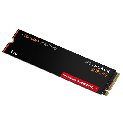 Western Digital Black WD_BLACK SN8100 NVMe 1 TB M.2 PCI Express 5.0 TLC 3D NAND [WDS100T1X0M-00CMT0]