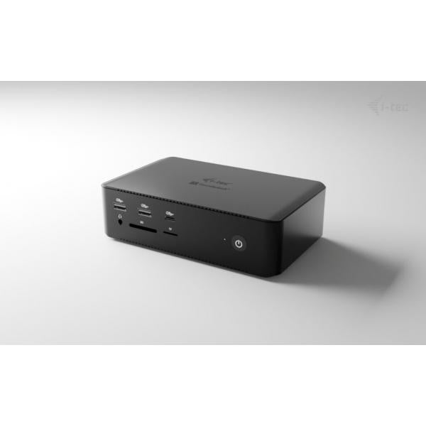 i-tec Thunderbolt5 Quattro Display Docking Station, 5x USB, 2.5 GLAN + Power Delivery 140W [TB5QUATTRODOCKPD]
