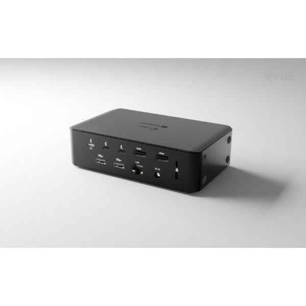 i-tec Thunderbolt5 Quattro Display Docking Station, 5x USB, 2.5 GLAN + Power Delivery 140W [TB5QUATTRODOCKPD]