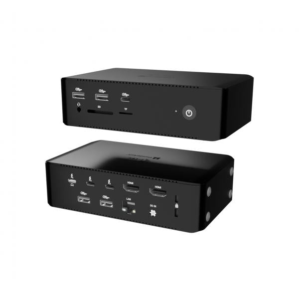 i-tec Thunderbolt5 Quattro Display Docking Station, 5x USB, 2.5 GLAN + Power Delivery 140W [TB5QUATTRODOCKPD]