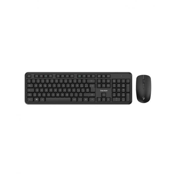 Vultech KM-811W tastiera Mouse incluso Ufficio Wireless a RF + USB QWERTY Italiano Nero [KM-811W]