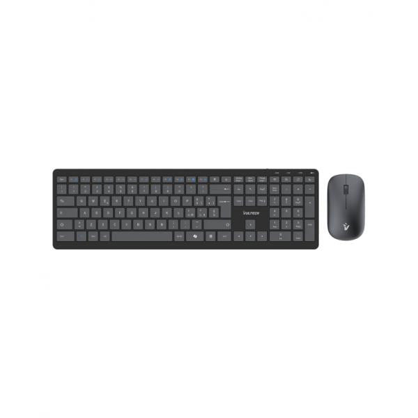 Vultech KM-851W tastiera Mouse incluso Ufficio Wireless a RF + USB QWERTY Italiano Nero [KM-851W]