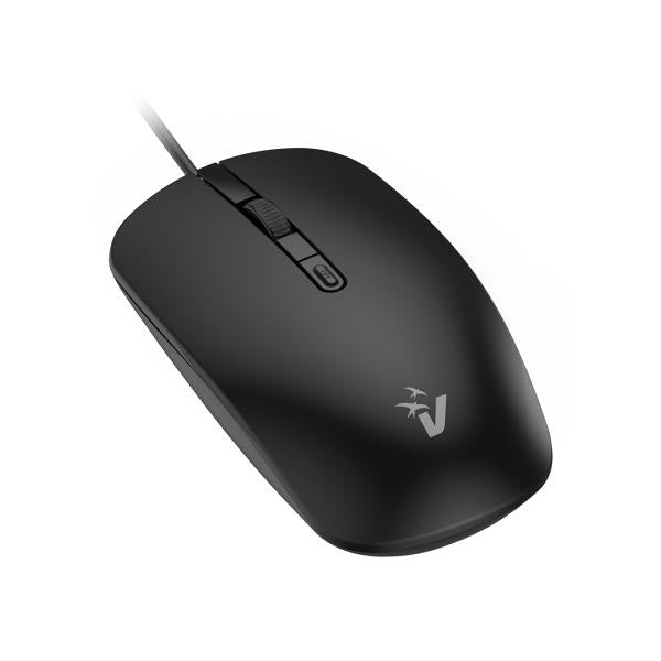 Vultech MOU-10N mouse Casa Ambidestro USB tipo A Ottico 2000 DPI [MOU-10N]