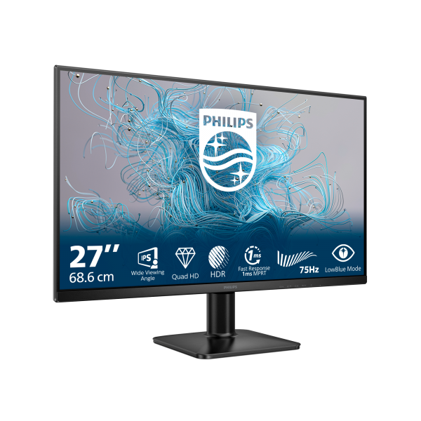 Philips Serie 1000 27E2N1500L/00 Monitor PC 68,6 cm (27") 2560 x 1440 Pixel Quad HD LED Nero [27E2N1500L/00]