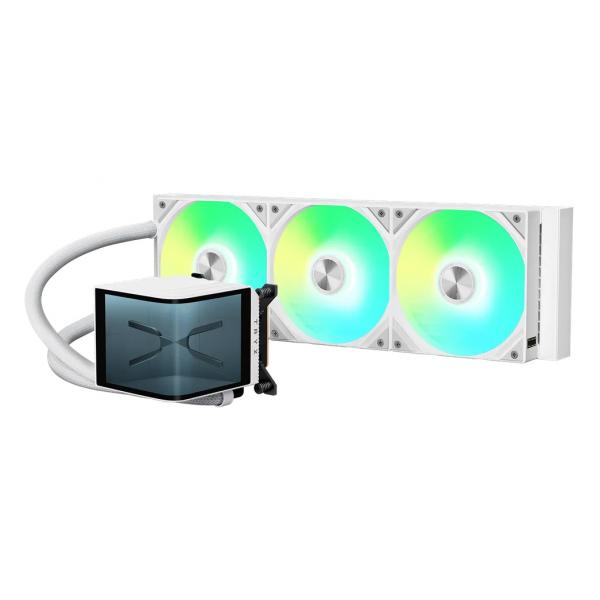 TRYX RAFF LIQUIDO PANORAMA 360 ARGB AIO 3D-AMOLED DISPLAY 360mm WHITE [L-P360A-AS3M-G1W]