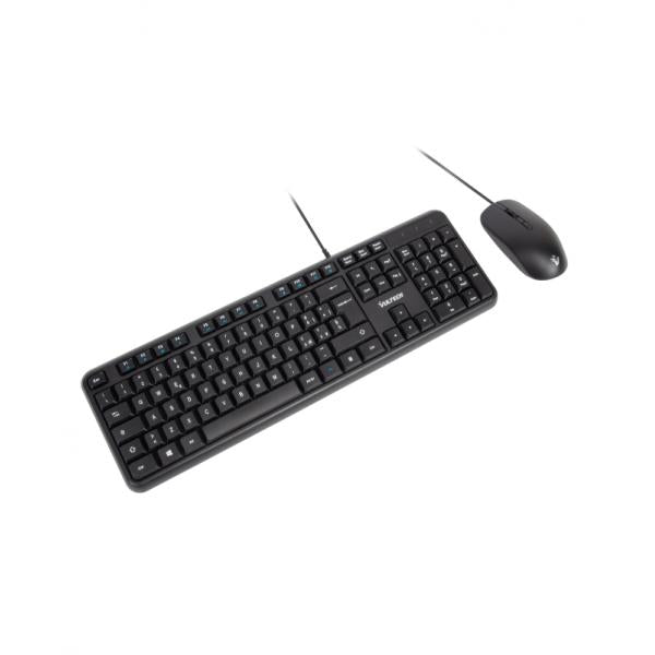 VULTECH TASTIERA E MOUSE BUNDLE, CON FILO USB, 2000DPI [KM-811]