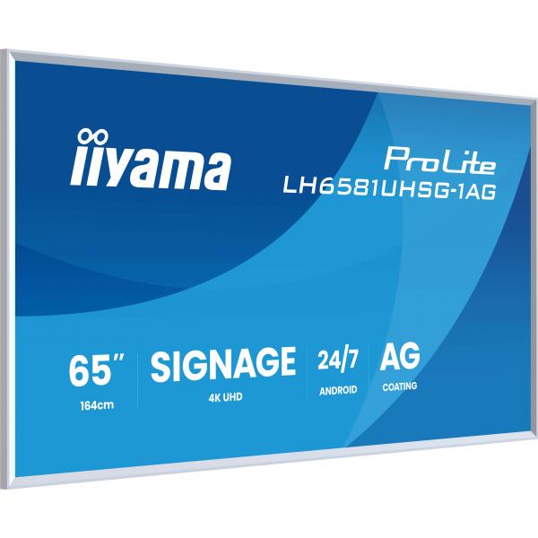 Iiyama ProLite 65 inch - 4K UHD Display - 3840x2160 [LH6581UHSG-1AG]