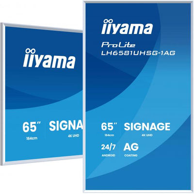 Iiyama ProLite 65 inch - 4K UHD Display - 3840x2160 [LH6581UHSG-1AG]
