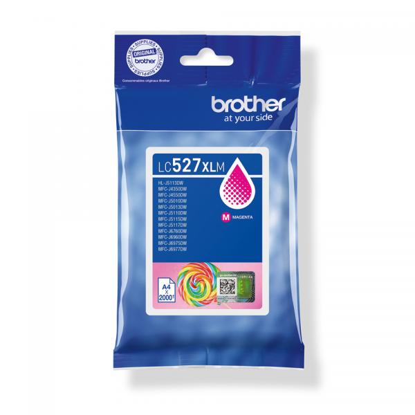 Brother LC527XLM cartuccia d'inchiostro 1 pz Originale Resa elevata (XL) Magenta [LC527XLM]