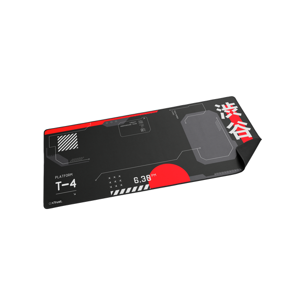 TRUST TAPPETINO/MOUSEPAD XXL 930x400 LAVABILE - PROTEGGI SCRIVANIA MISURA - GXT759 - JAPAN NERO [25716]