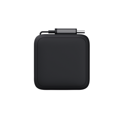 TRUST ALIMENTATORE/CARICABATTERIA 65W 1 PORTE USB-C + CAVO RETRATTILE USB-C - PLASTICA RICICLATA 50 [25805]